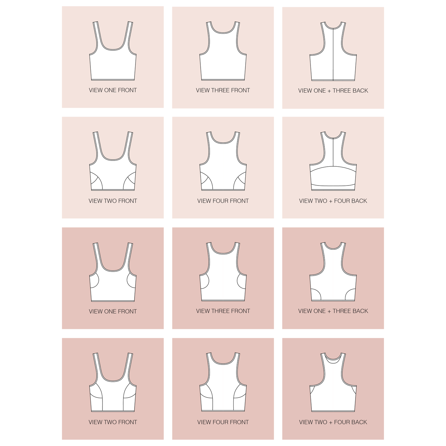 Axis Tank - Downloadable PDF Sewing Pattern Bundle