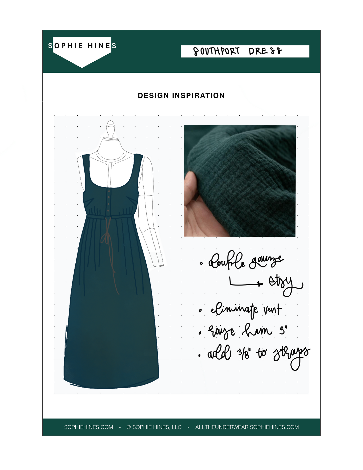 Design Development Sheets - Downloadable PDF + PNG