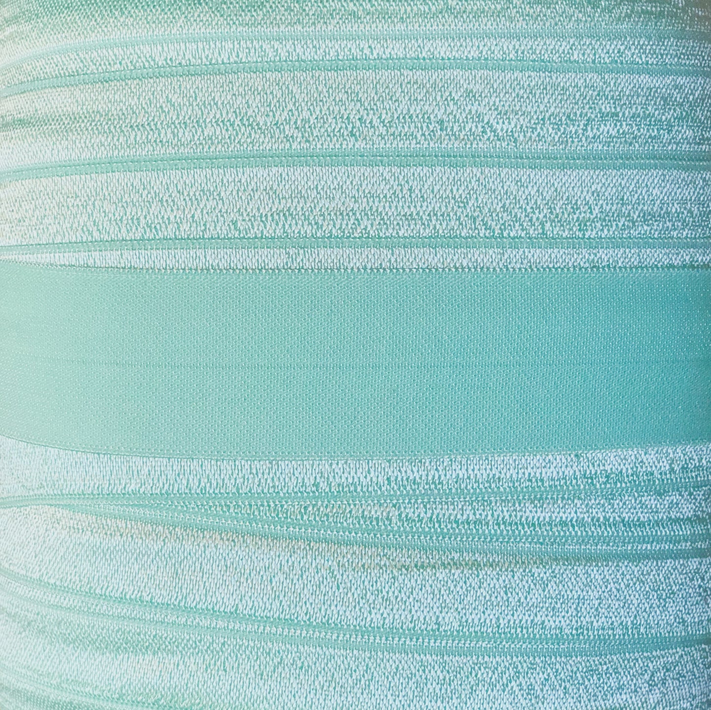 5 yds 1 Inch Fold Over Elastic - Sea Foam