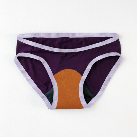 Custom Period Panty Sewing Kit® Bundle - Eggplant Bamboo