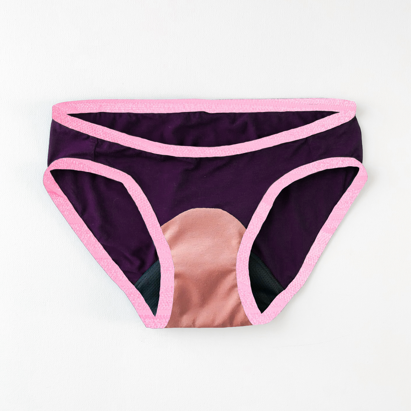 Custom Period Panty Sewing Kit® Bundle - Eggplant Bamboo