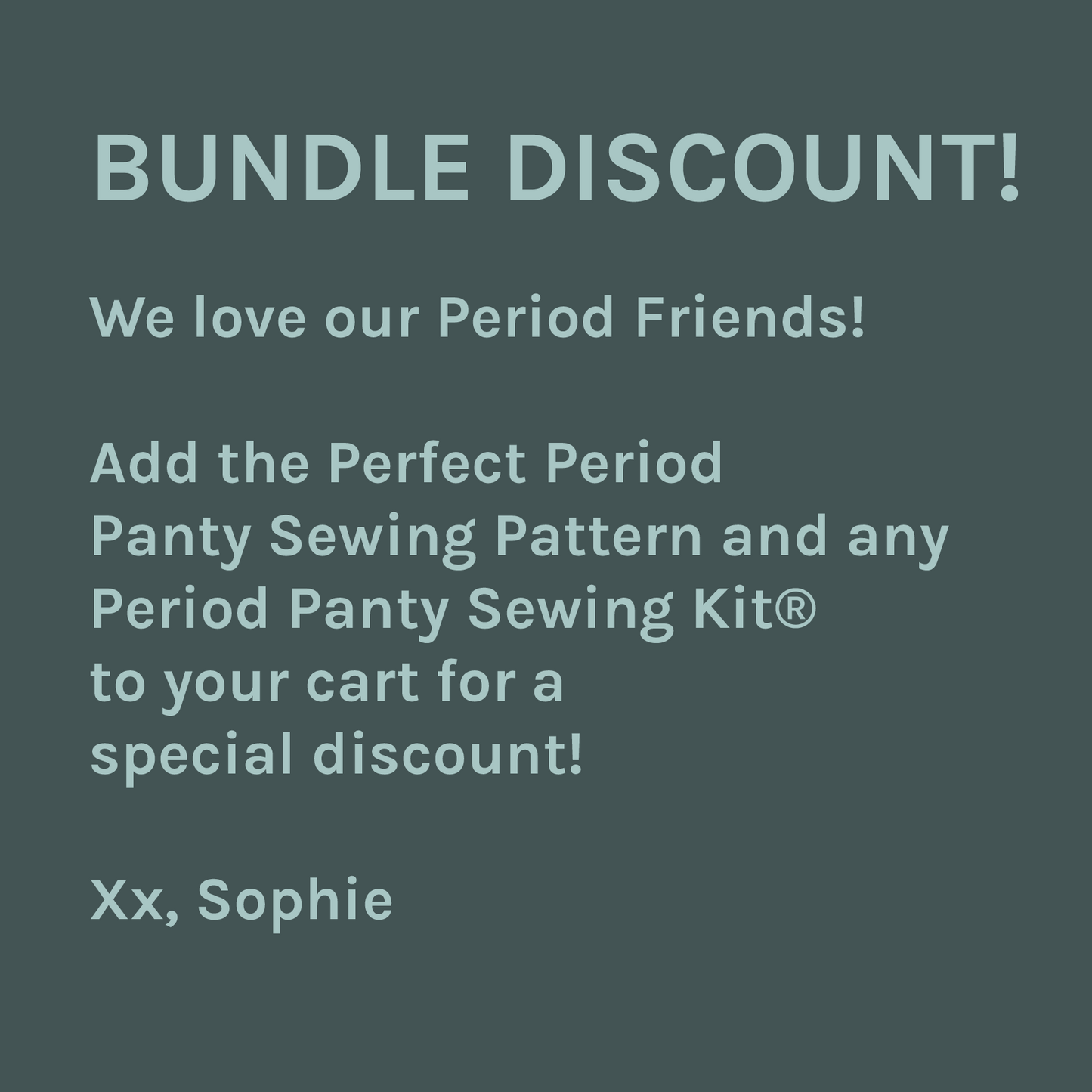Perfect Period Panties - Downloadable Files