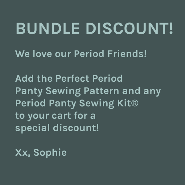 Mini Period Panty Sewing Kit® - Black