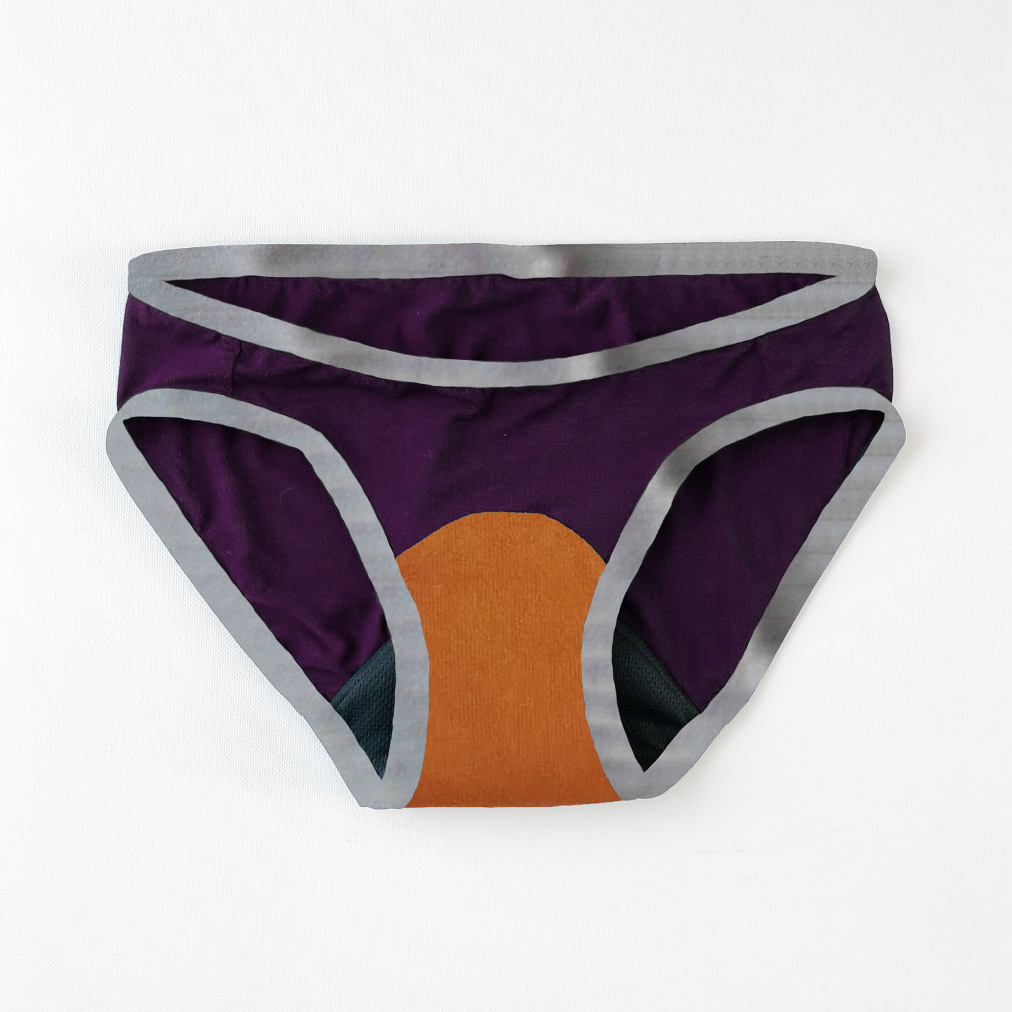 Custom Period Panty Sewing Kit® Bundle - Eggplant Bamboo