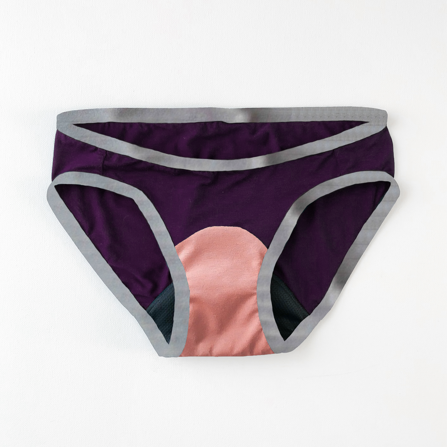 Custom Period Panty Sewing Kit® Bundle - Eggplant Bamboo