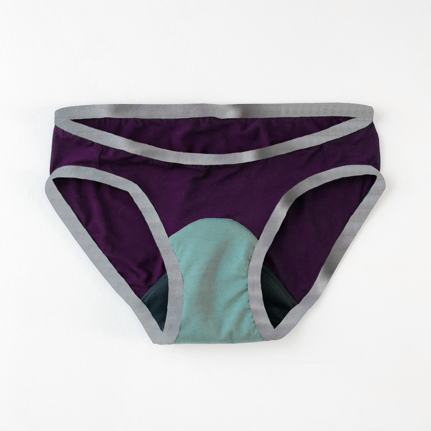 Custom Period Panty Sewing Kit® Bundle - Eggplant Bamboo