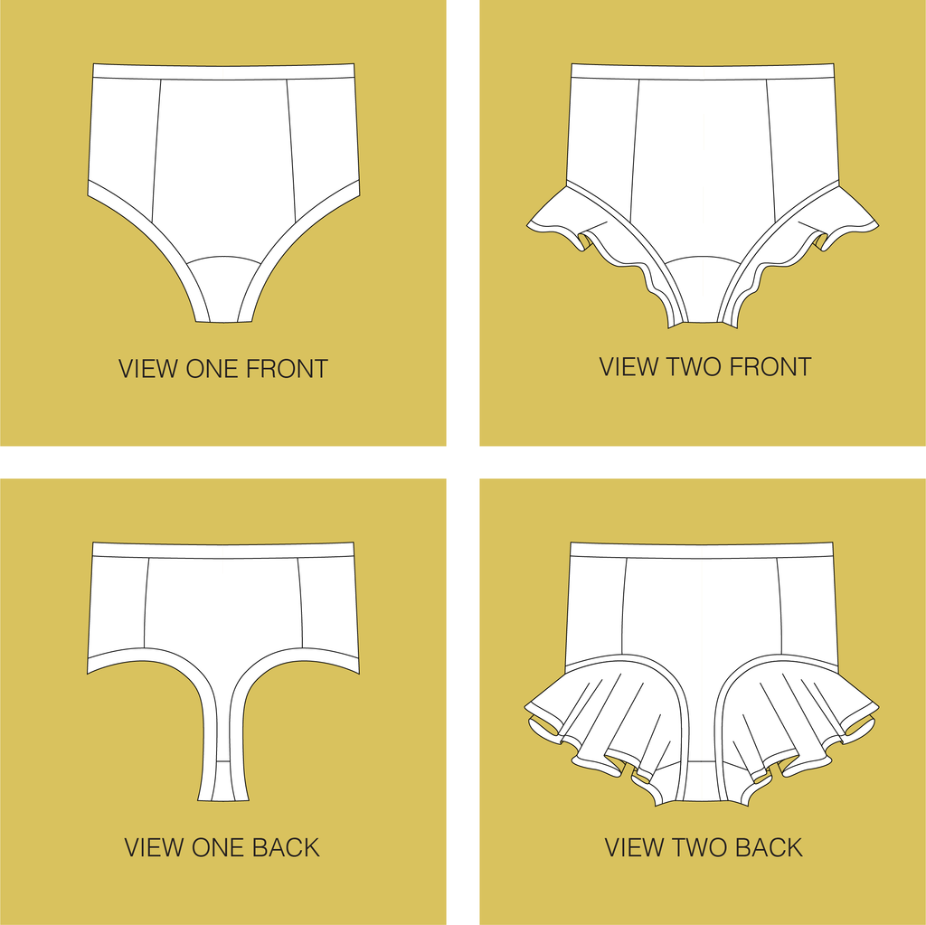 Thong Underwear PDF Digital Pattern – Sew Anastasia