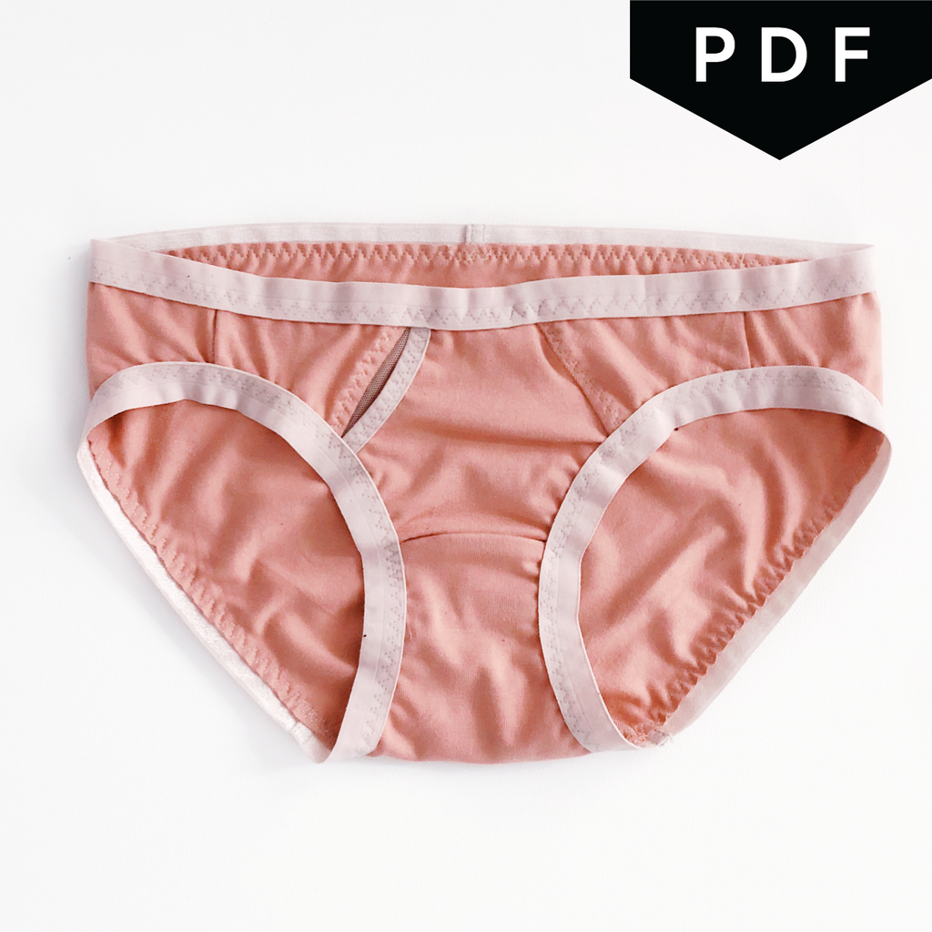Kiki briefs / knickers / hipsters with low, medium and high rise options pdf  sewing pattern for women (PDF) - Sinclair Patterns