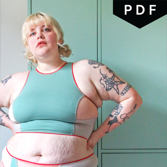 Axis Tank D/E Cup - Downloadable PDF Sewing Pattern