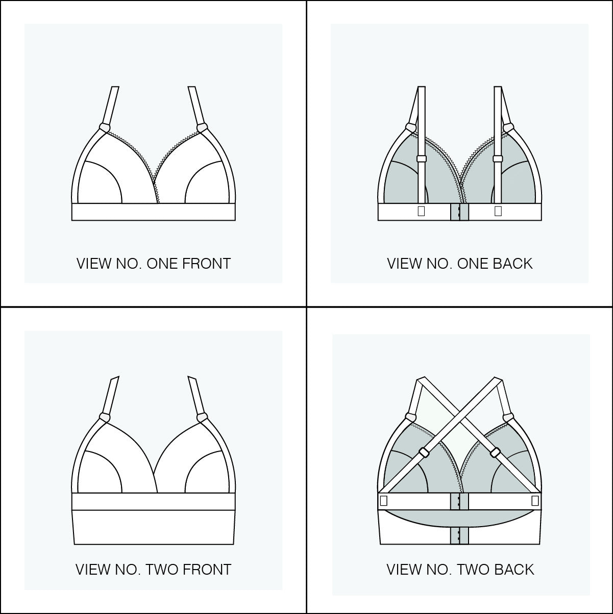 Euler Bralette - Paper Sewing Pattern