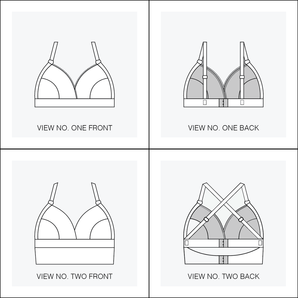 Adrienne's Bra Sewing Lingerie Pattern Instant Download Sizes: 85A