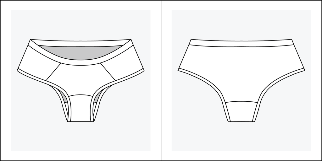 Roxanne Panty PDF Pattern Ouvert Panties Lingerie Sewing Pattern -   Canada
