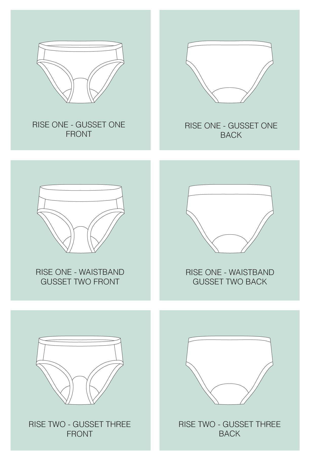 Perfect Period Panties - Downloadable PDF Sewing Pattern
